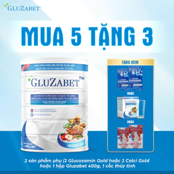 Sữa tiểu đường Gluzabet